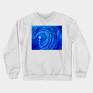 Wave in the Moonlight Crewneck Sweatshirt